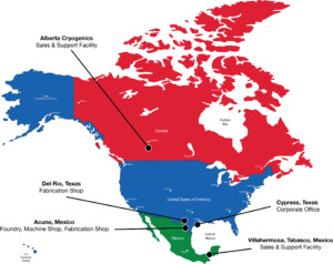 Locations | Well Service Pumping Equipment | CS&P Technologies